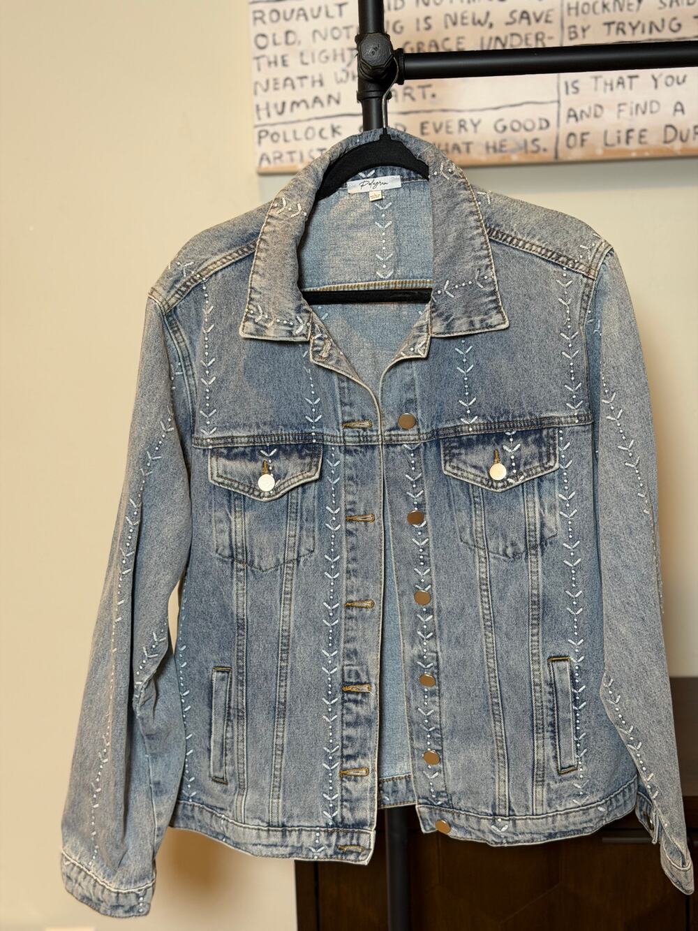 Polagram Denim Jacket - New Without Tag